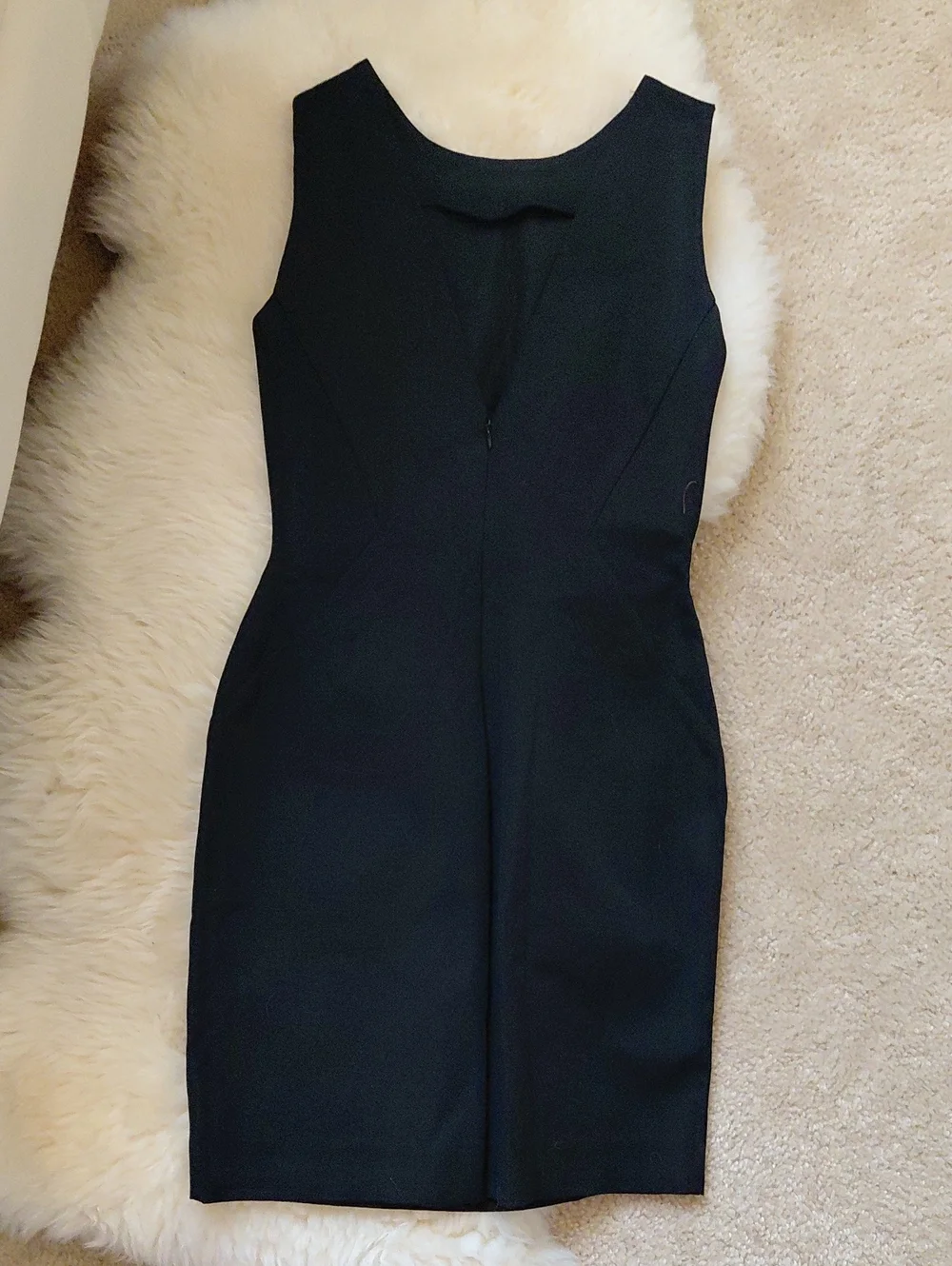 Banana Republic Black CLASSIC pointelle Dress 00p